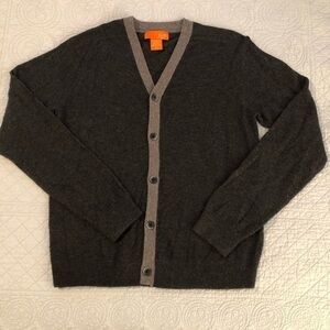Lambs wool button down gray cardigan. Men’s size medium.